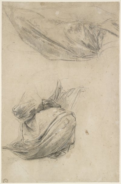 Due studi di drappeggio, WA1846.184 da Raffaello Sanzio Raphael